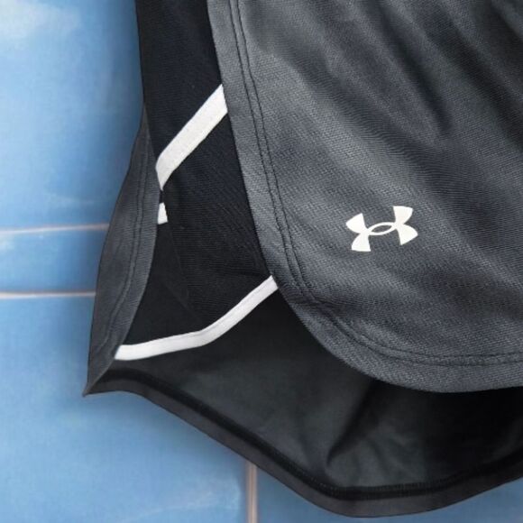 Women's UA Play Up 3.0 Shorts NWT Smoke Gray Running Athletic Quick Dry Logo - Picture 5 of 9